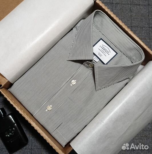 Рубашка Charles Tyrwhitt, Slim, вор. 44 (17,5), XL