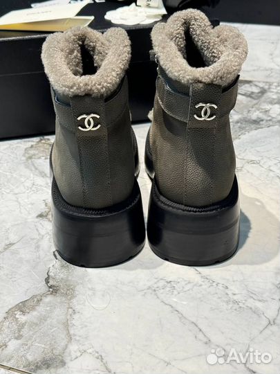 Зимние ботинки chanel