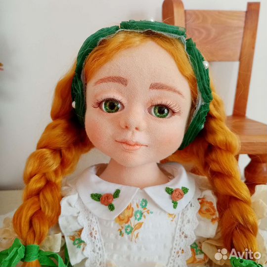 Кукла Маруся шарнирная текстильная