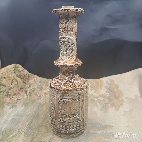 Старинный керамический подсвечник