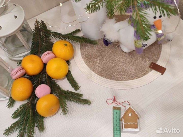 Ёлочные игрушки Пряничный домик и Фонарь с ангелом