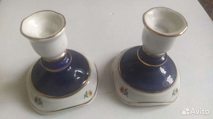 Фарфоровый подсвечник. Румыния