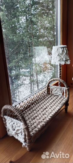 Кукольная мебель и куколка Апельсинка