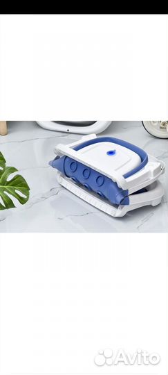 Детская ванночка складная с гамаком и термометром