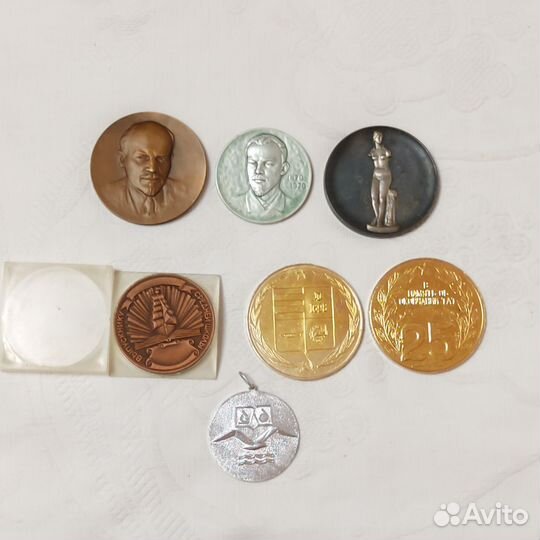 Памятные настольные медали СССР и др