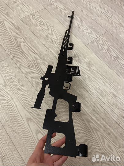 Ключичница-вешалка из металла CS-GO