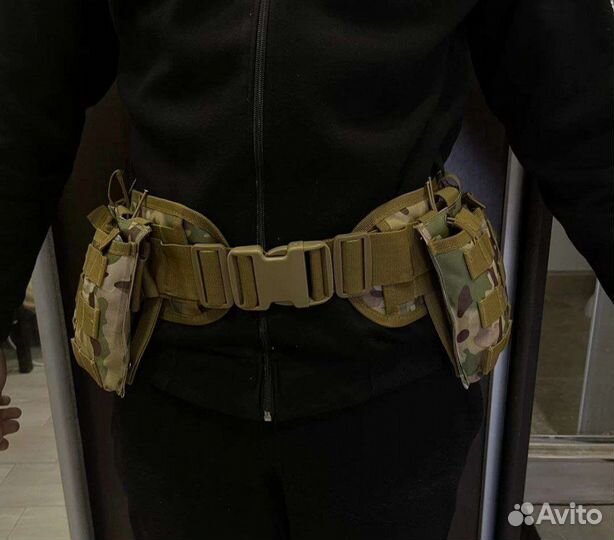 Тактический пояс с подсумками варбелт