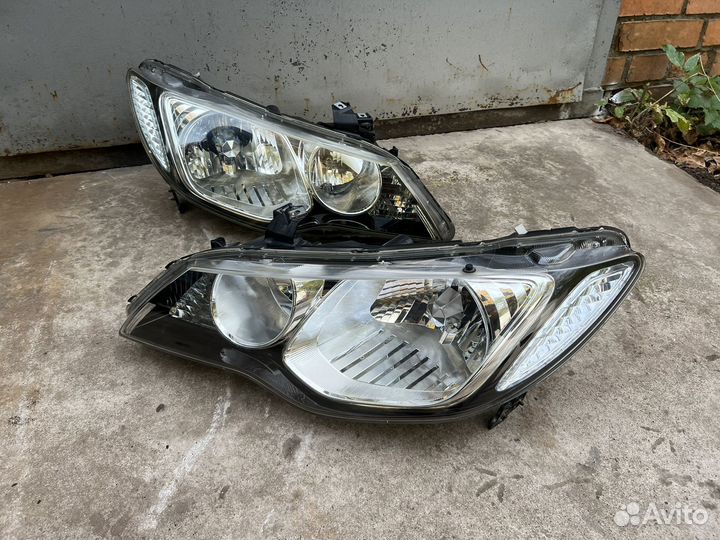Фары на honda civic 4d