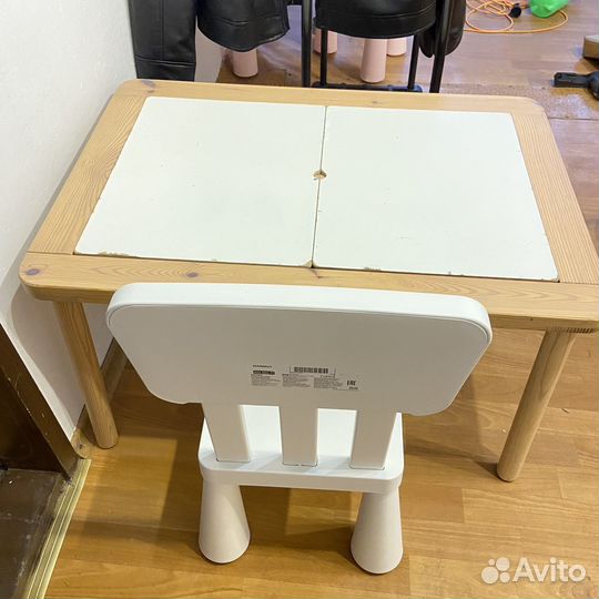 Детский стол и стул IKEA