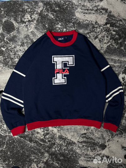 Винтажный свитшот fila