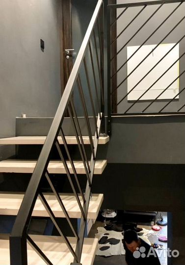 Облицовка бетонных лестниц