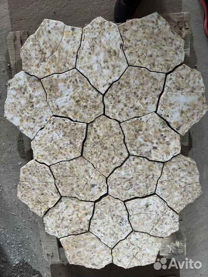 Плитка тротуарная бархан с кубиками