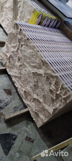 3D гипсовые панели скала