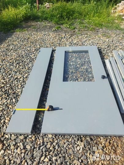 Дверь деревянная со стеклом бу