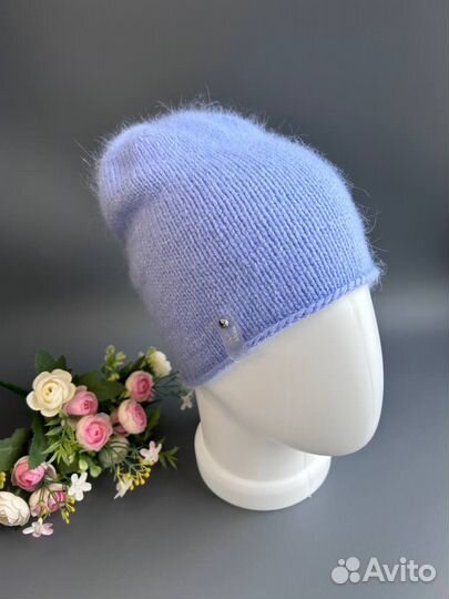 Комплект Шапка вязаная и снуд, ручная работа