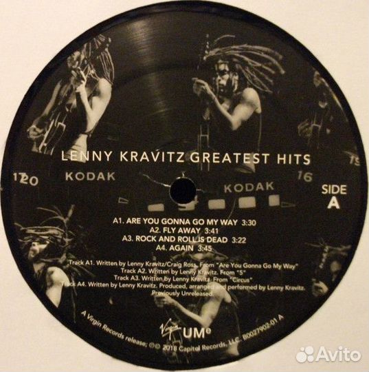 Виниловая пластинка Lenny Kravitz, Greatest Hits