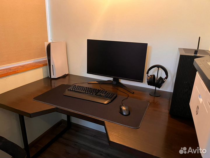 Компьютерный стол новый из дерева в стиле лофт