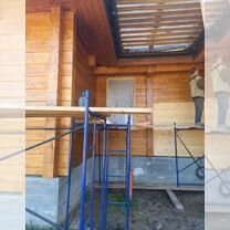 Шлифовка и покраска сруба, Одинцово