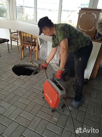 Прочистка канализации Устранение засоров