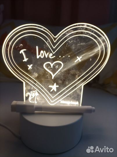 Светильник с маркером