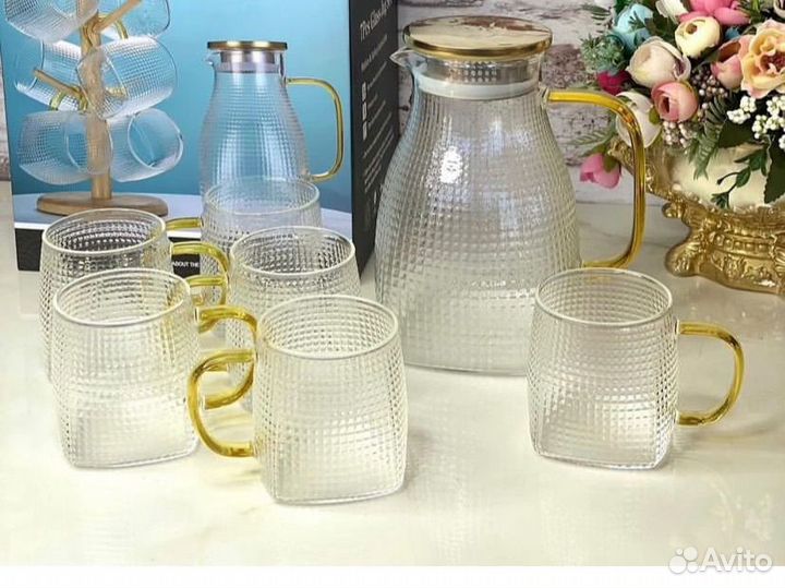 Графин и 6 стаканов