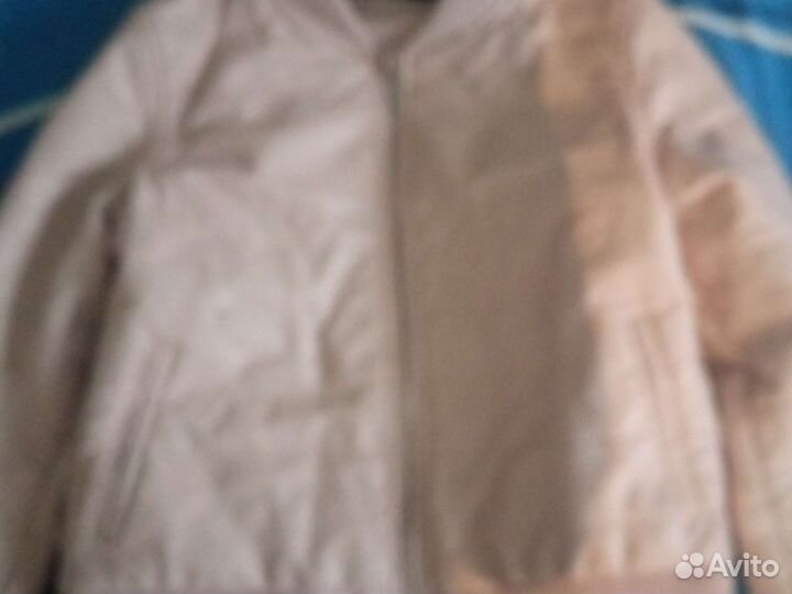 Куртка кожаная женская 46