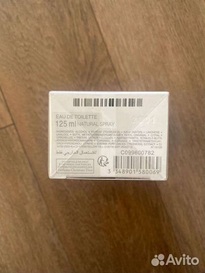 Туалетная вода dior homme sport