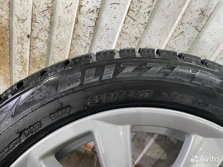 Зимняя резина bridgestone blizzak с дисками r17