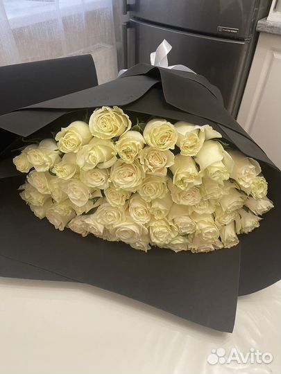 Белые розы 51 роза 101 роза