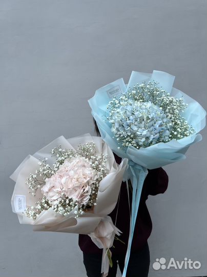 Букет цветов гортензий