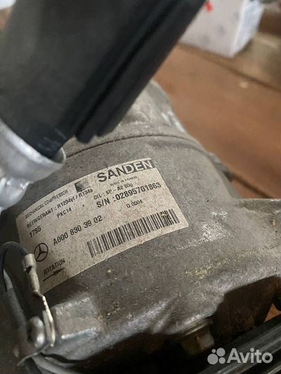 Компрессор кондиционера mercedes glk