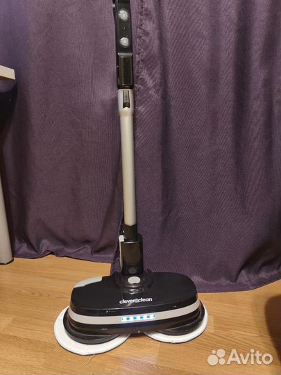 Полотер беспроводной вертикальный Clever&Clean