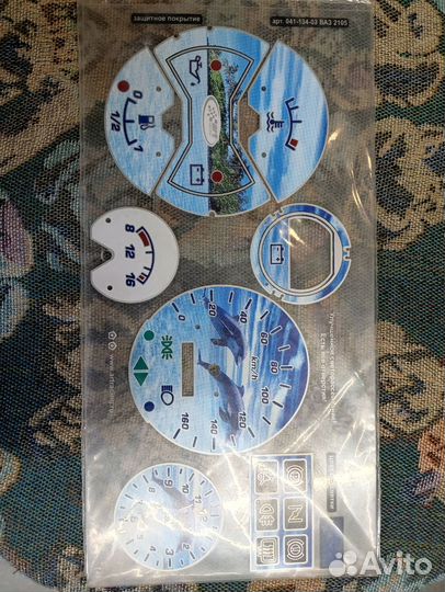 Накладка на щиток приборов ваз 2105