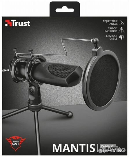 Микрофон проводной Trust GXT 232 Mantis USB