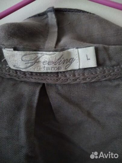 Жакет 46 размер шёлк лён