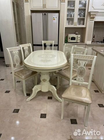 Кухонный стол и стулья «Лапка»13