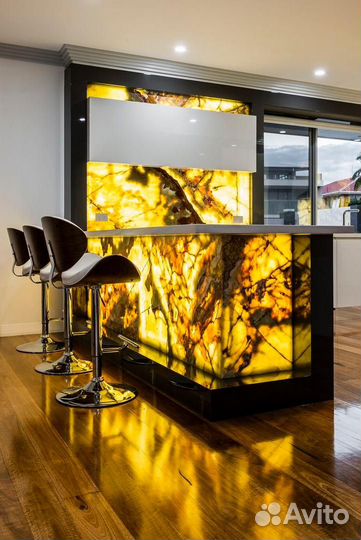 Оникс. столешница из камня. декор стен. панно