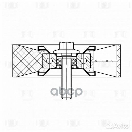 Ролик привод. ремня для а/м Mercedes C (W203)