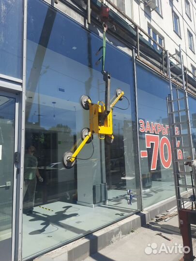 Аренда вакуумной присоски для стекла