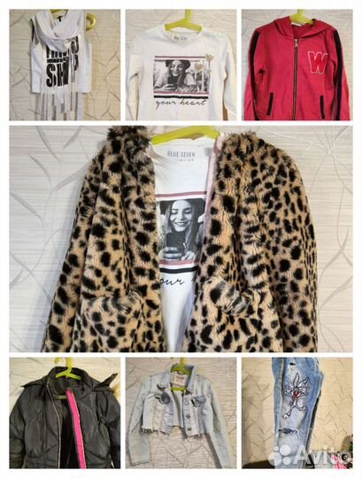 Вещи пакетом на девочку 128-134