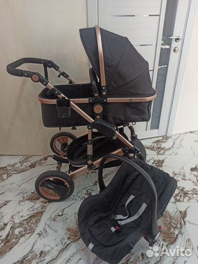 Коляска 3 в 1 бу