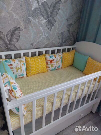 Бортики в детскую кроватку