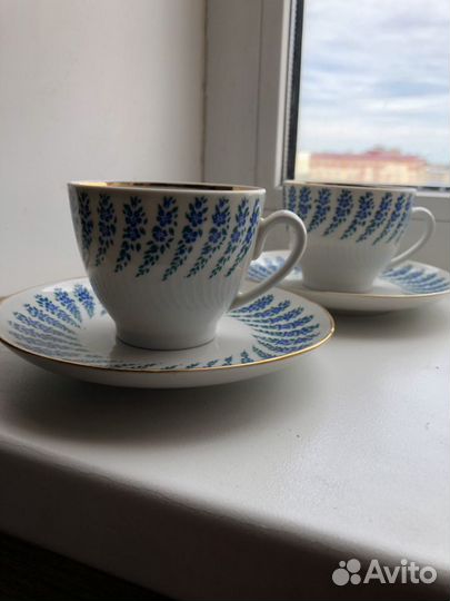 Чашка сервиз чайный лфз дулево