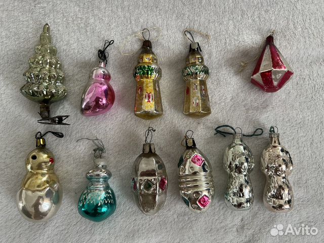 Елочные игрушки СССР