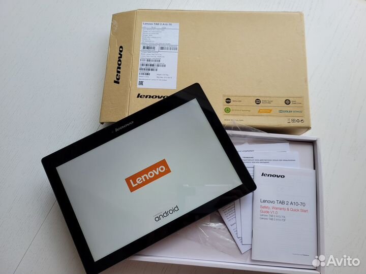 Планшет Lenovo Tab 2 A10-70l