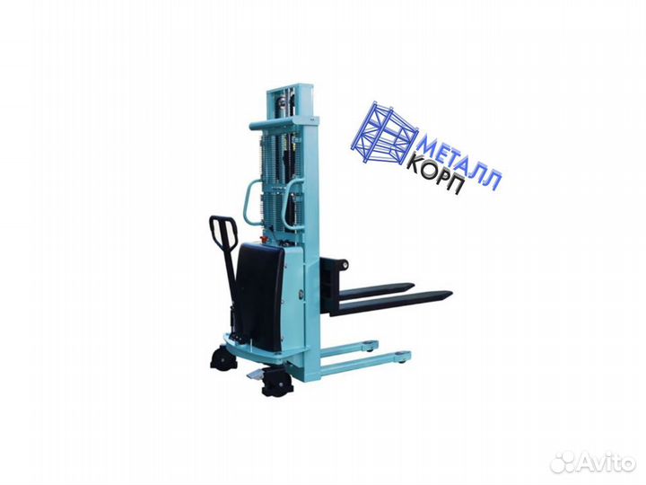 Штабелер гидравлический с электроподъемом 1,0 т 2