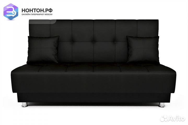 Диван книжка Мария экокожа черная