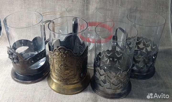 Подстаканник и тонкостенные стаканы к ним