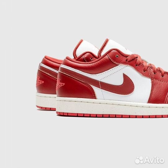 Кроссовки Nike air Jordan 1 low red zed skin