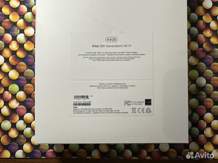 Apple iPad 9 Gen 10.2, 2021 Wi-Fi, 64 Gb